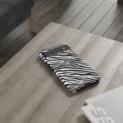 Dark Thoughts in Urban Zebra - Tough Phone Case