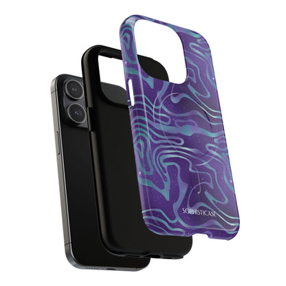 Cosmic Gold in Blue & Purple - iPhone Magsafe Case