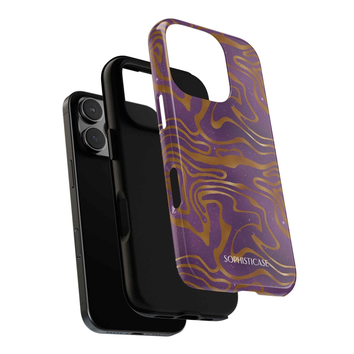 Cosmic Zebra in Purple - iPhone Case, Samsung Galaxy Case, Google Pixel Case