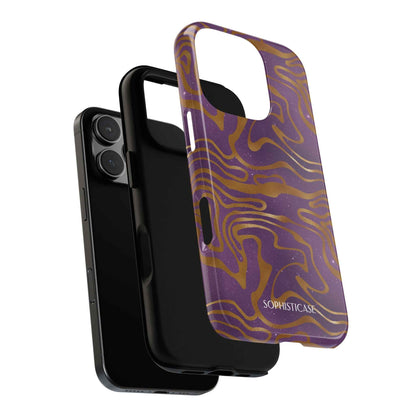 Cosmic Zebra in Purple - iPhone Case, Samsung Galaxy Case, Google Pixel Case