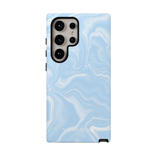 Liquid Dreams in Blue - Protective Phone Case for Samsung Galaxy