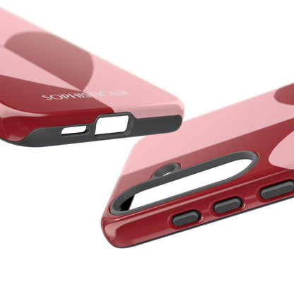 Be Mine in Red and Pink - iPhone Case, Samsung Galaxy Case, Google Pixel Case