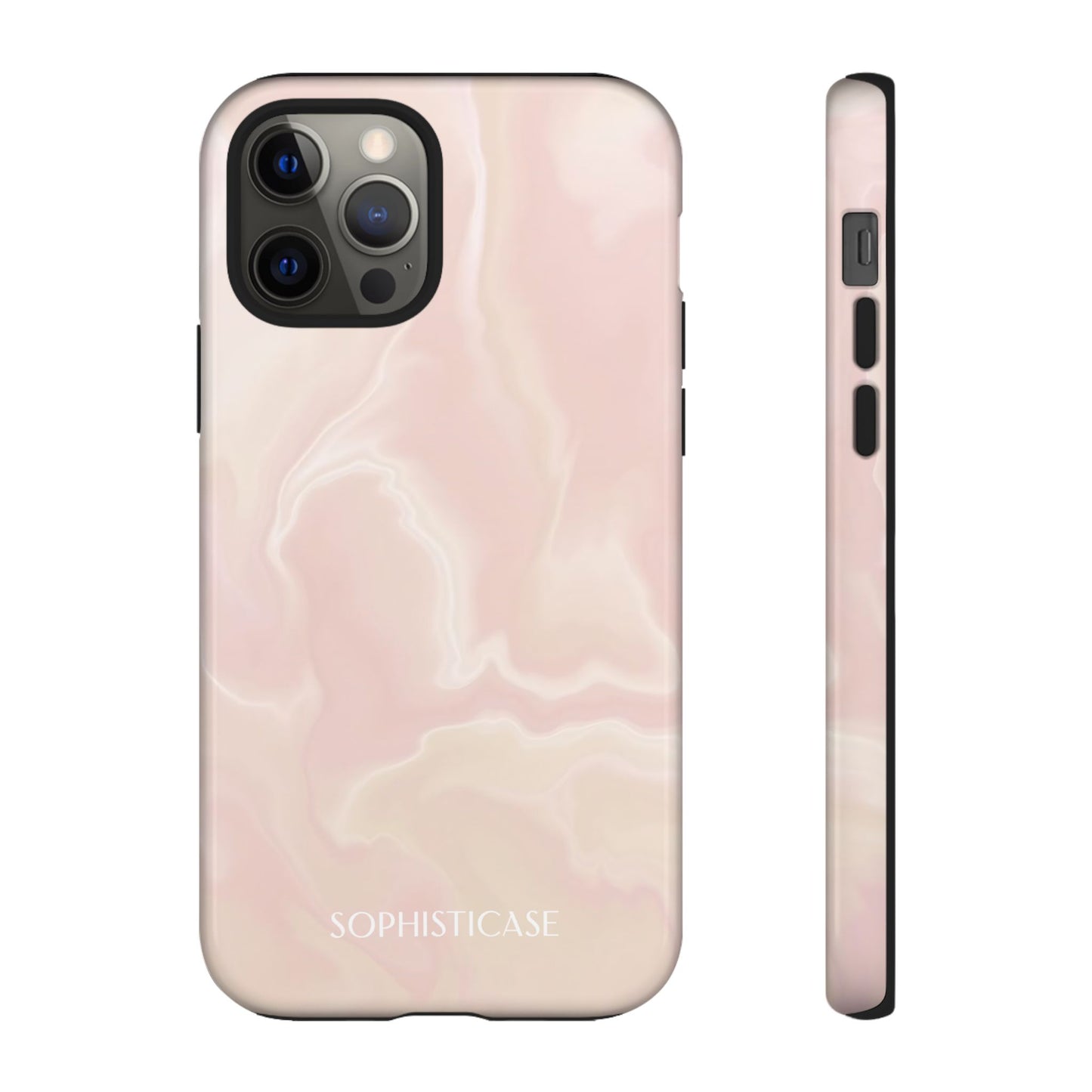 Liquid Magic in Beige Haze - iPhone Case