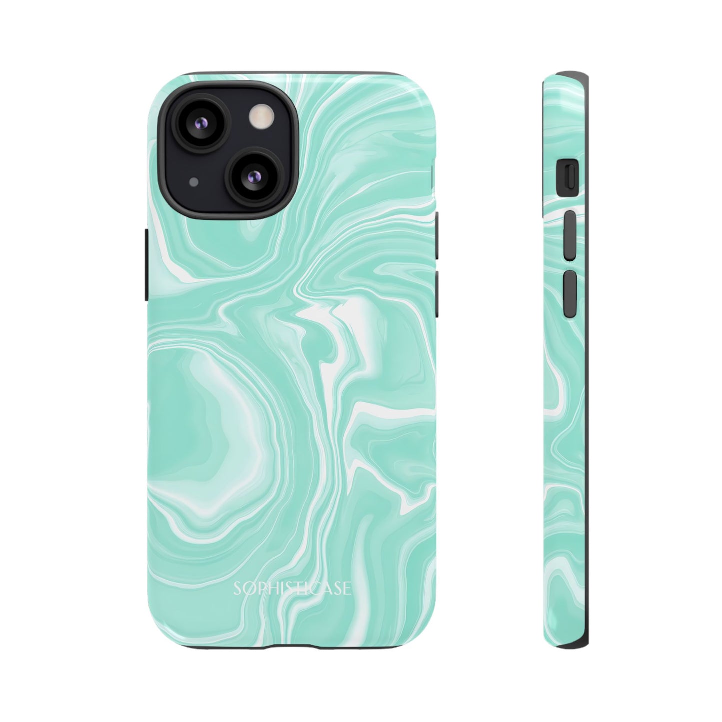 Liquid Dreams in Green - Tough Phone Case