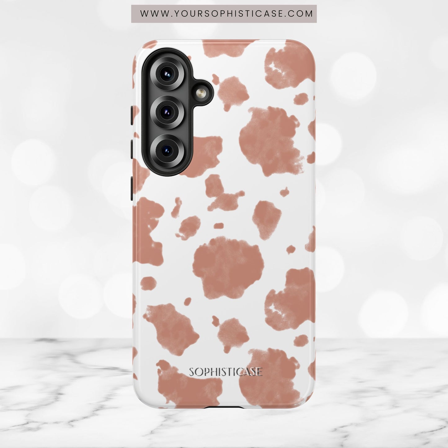 Holy Cow in Light Brown - iPhone Case, Samsung Galaxy Case, Google Pixel Case
