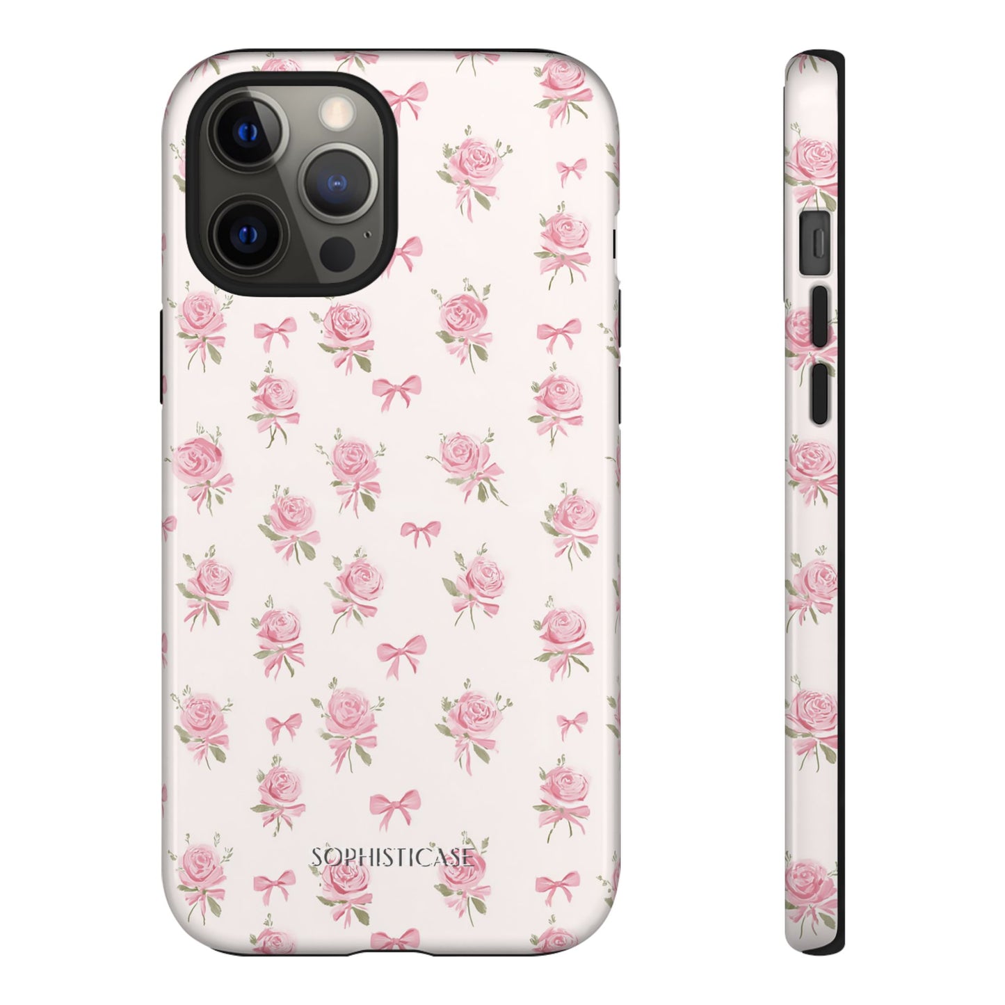 The Sweetest Thing in Coquette Roses and Bows - iPhone Case, Samsung Galaxy Case, Google Pixel Case