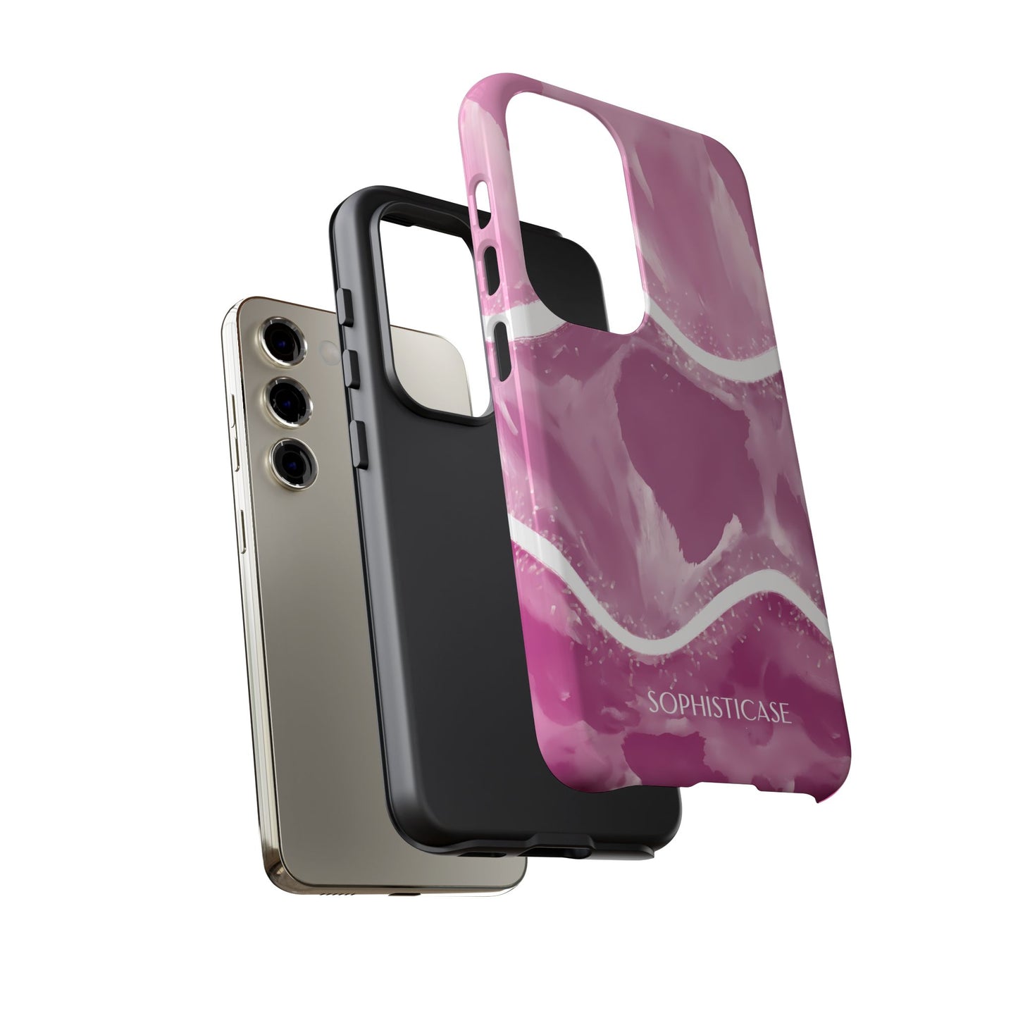 Serenity in Plum Purple - Drop Proof Phone Case for Samsung Galaxy