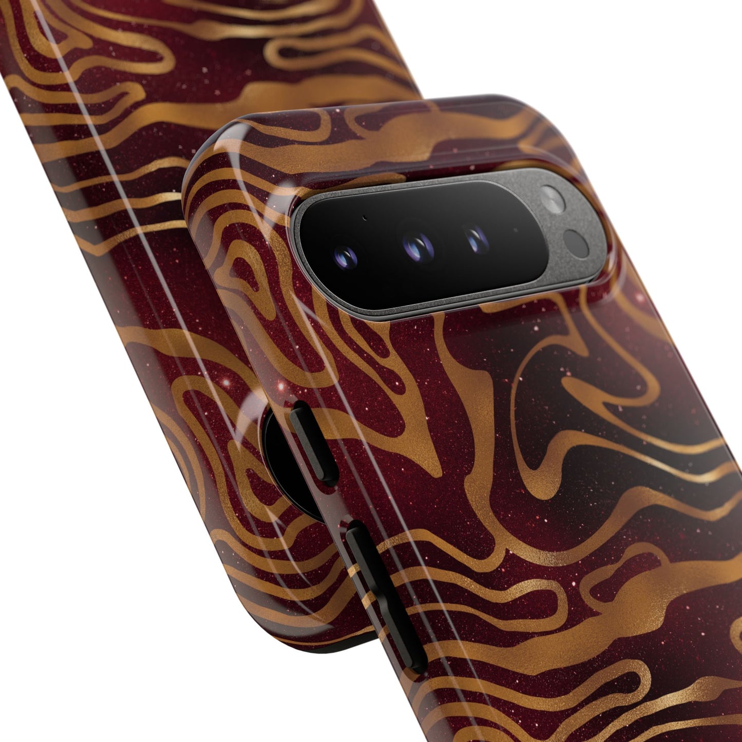 Cosmic Zebra in Red - iPhone Case, Samsung Galaxy Case, Google Pixel Case