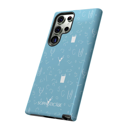 Cocktail Hour in Blue - Tough Phone Case for Samsung