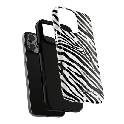 Dark Thoughts in Urban Zebra - iPhone Magsafe Case