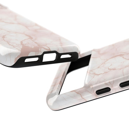 Marble Opulence in Neutral Beige - Tough Phone Case