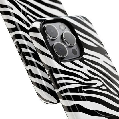 Dark Thoughts in Urban Zebra - iPhone Magsafe Case