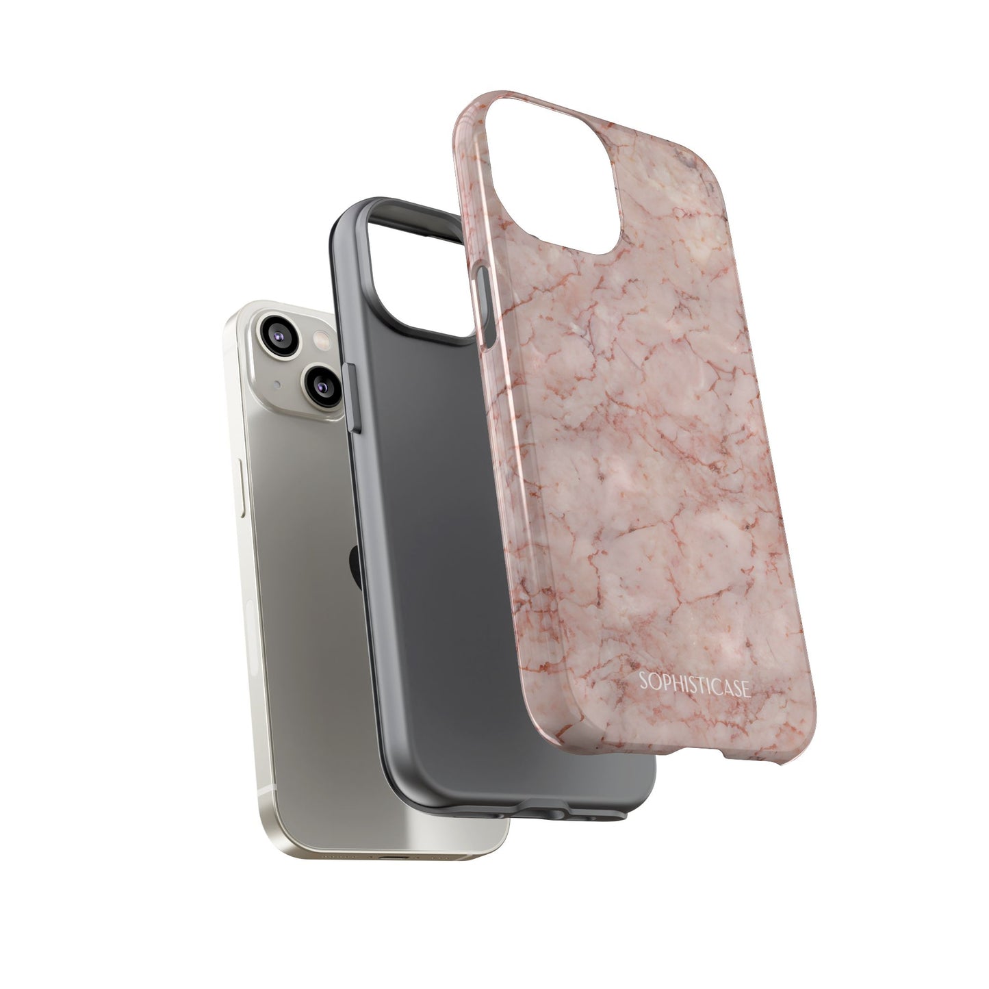 Marble Opulence in Pink - iPhone Case, Samsung Galaxy Case, Google Pixel Case