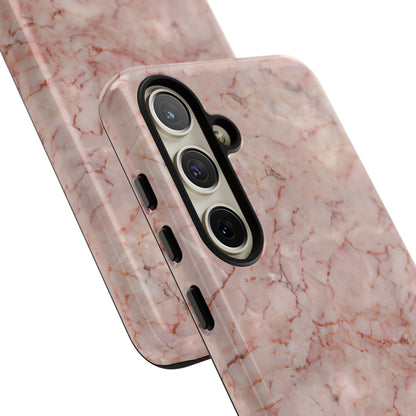 Marble Opulence in Pink - iPhone Case, Samsung Galaxy Case, Google Pixel Case