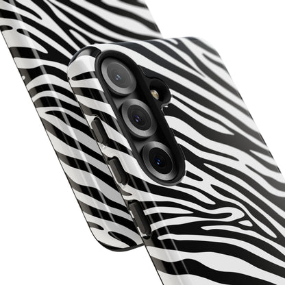 Dark Thoughts in Urban Zebra - Tough Phone Case