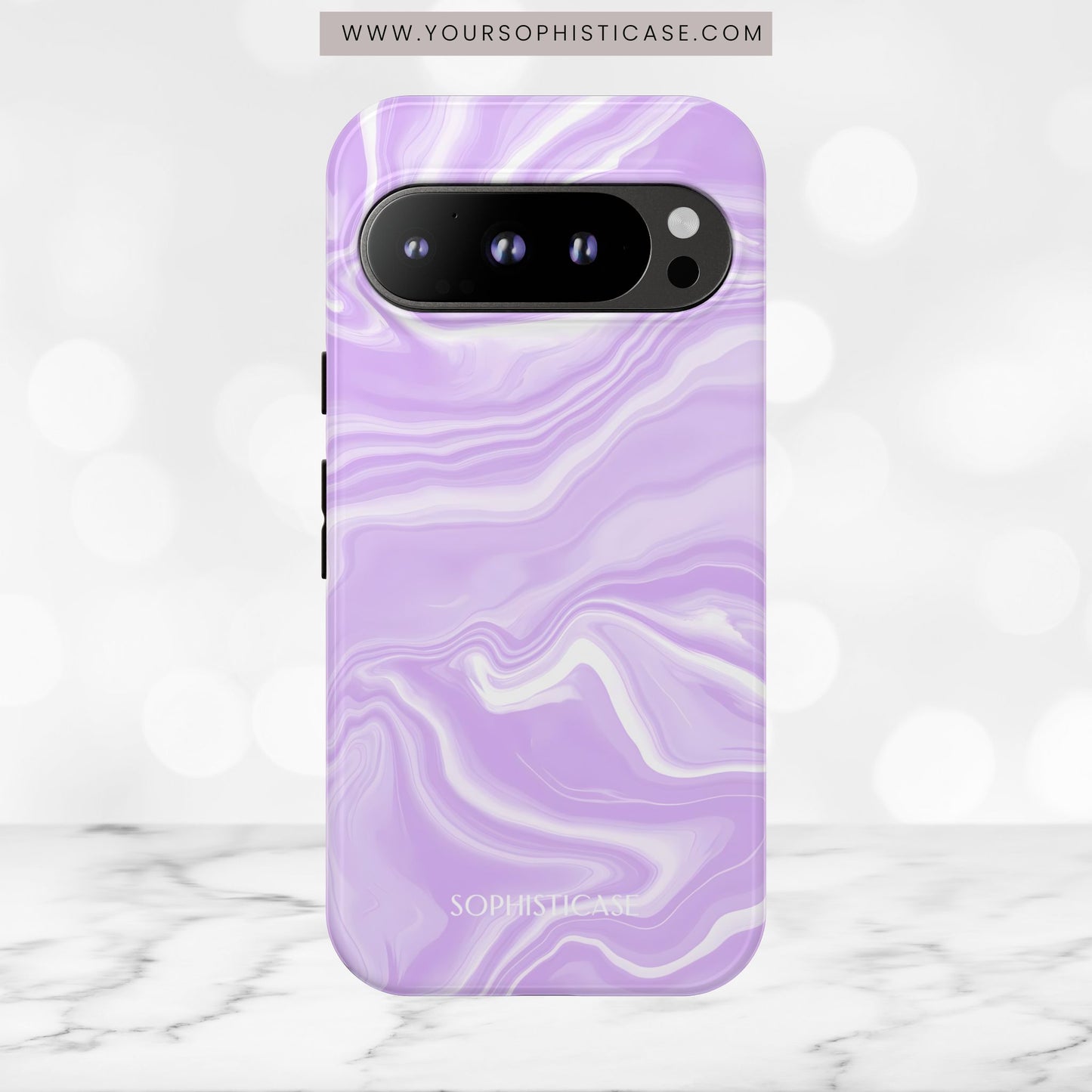 Liquid Dreams in Light Purple - Tough Phone Case