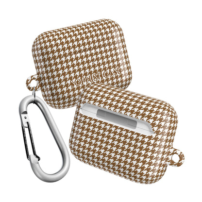 AirPod Cases - Houndstooth in Brown
