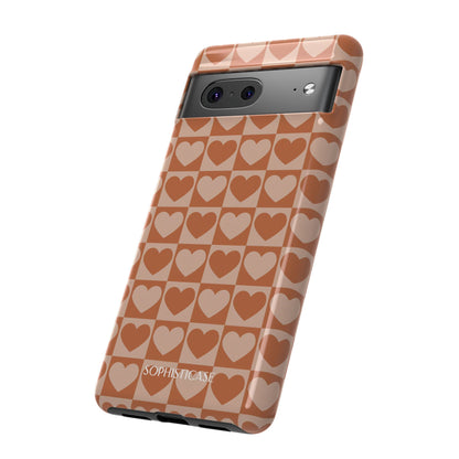 Tough Love in Brown - Tough Phone Case