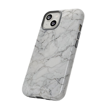 Marble Opulence in White - iPhone Case, Samsung Galaxy Case, Google Pixel Case