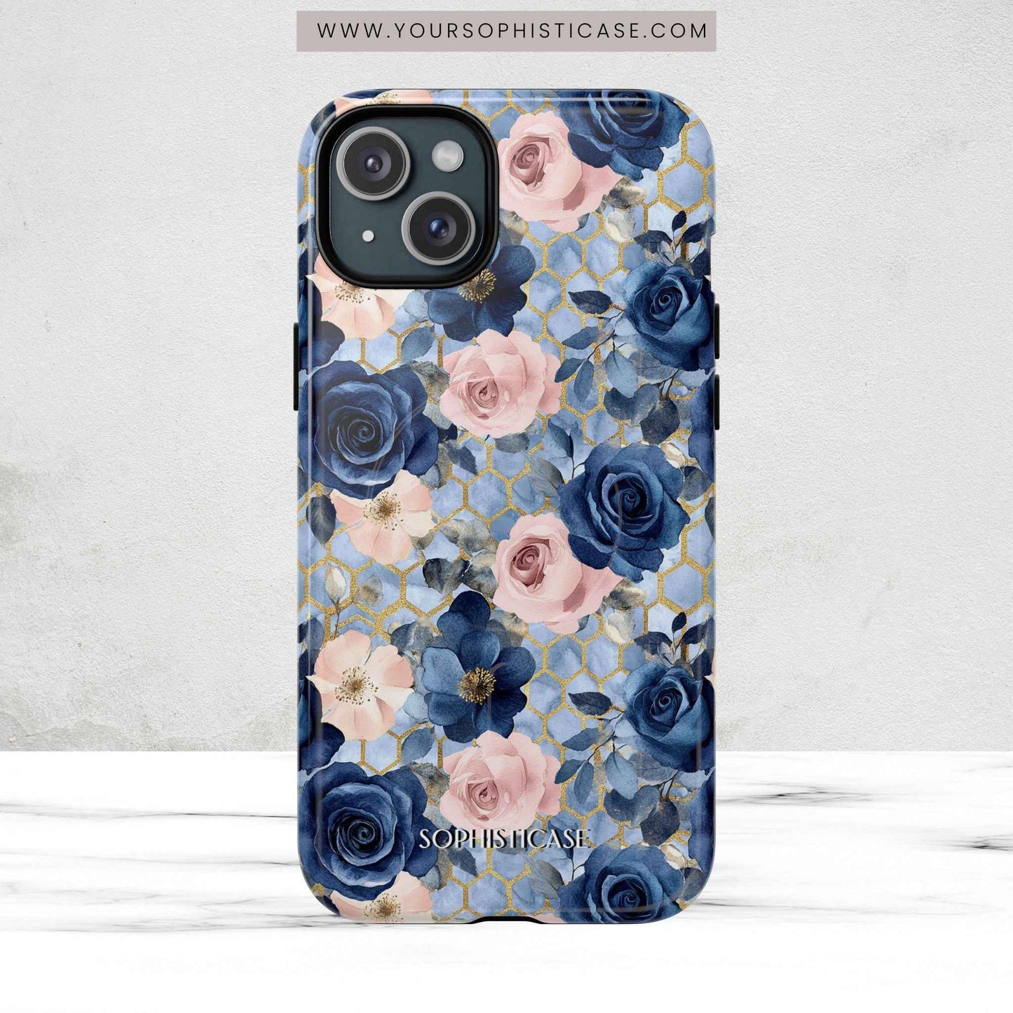 Royal Floral in Gilded Sky - iPhone Magsafe Case