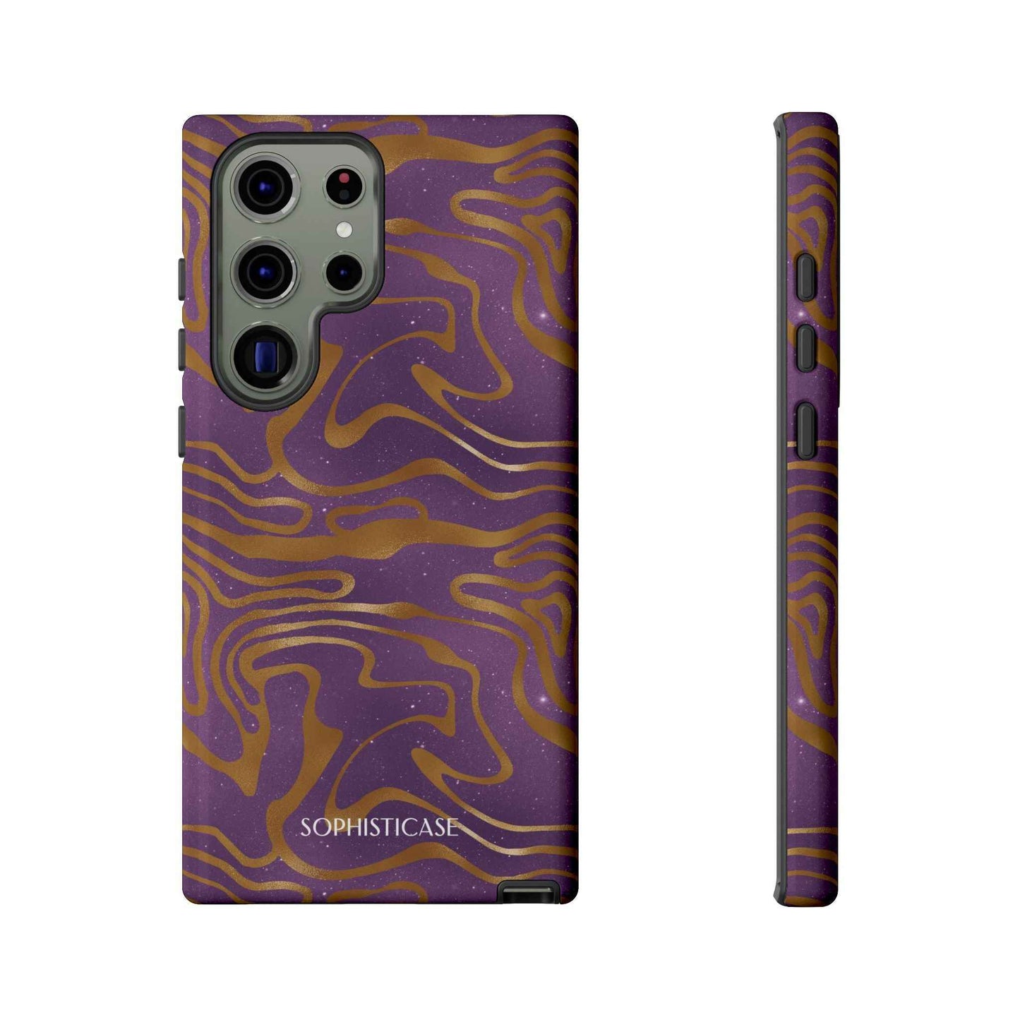 Cosmic Zebra in Purple - iPhone Case, Samsung Galaxy Case, Google Pixel Case