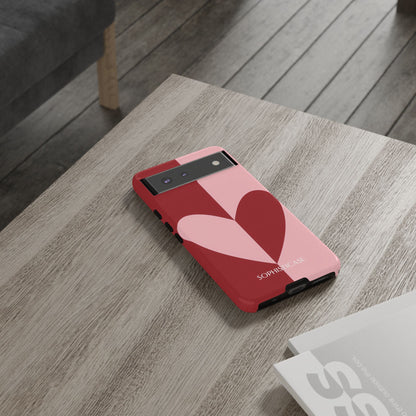 Be Mine in Red and Pink - iPhone Case, Samsung Galaxy Case, Google Pixel Case