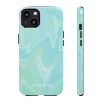 Liquid Magic in Green Haze - iPhone Case