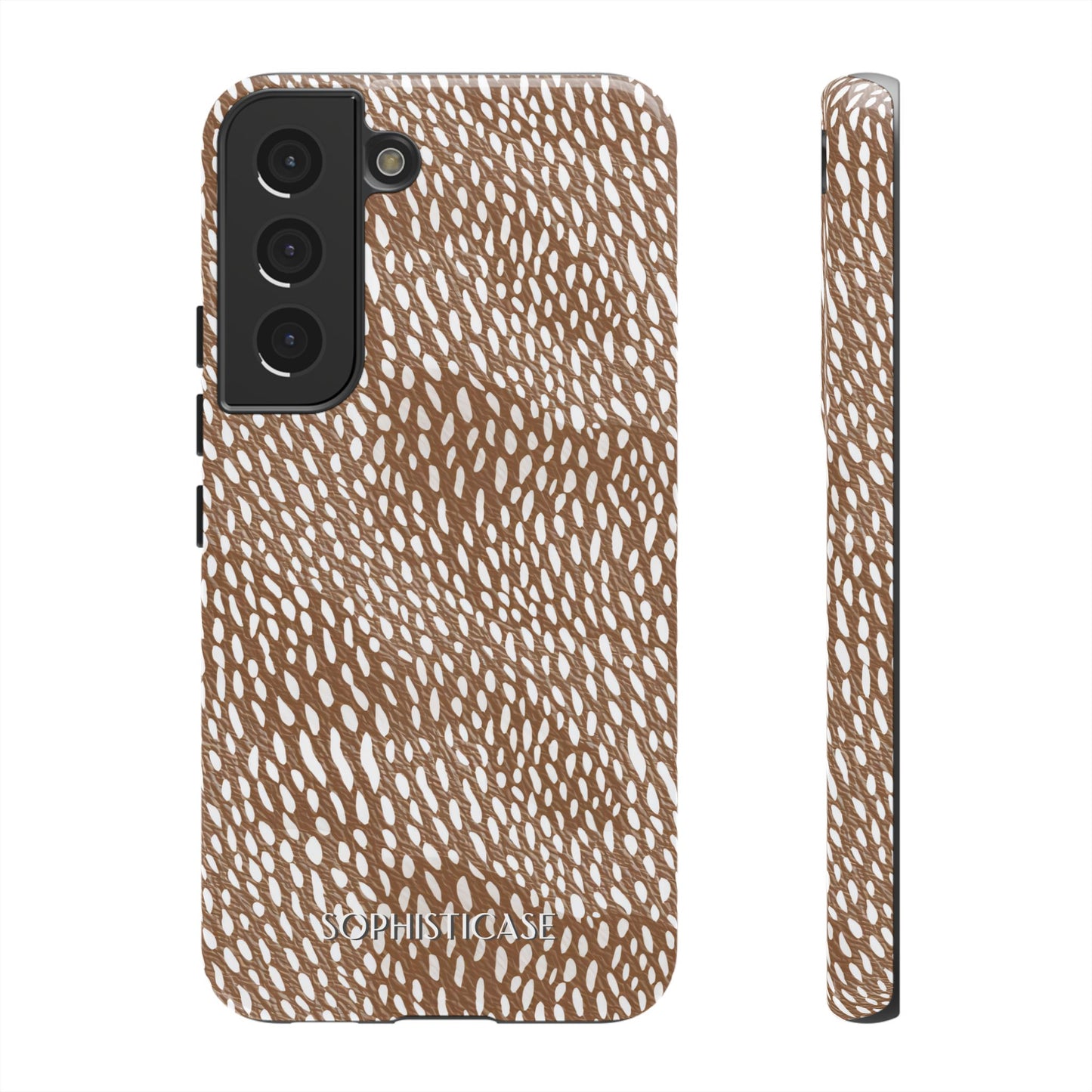 Oh Deer! in Brown - Drop Proof Phone Case for Samsung Galaxy