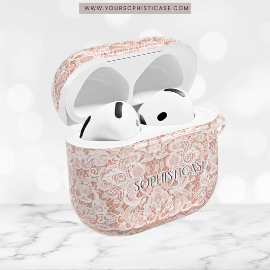 AirPod Cases - Luxe Lace in Brown