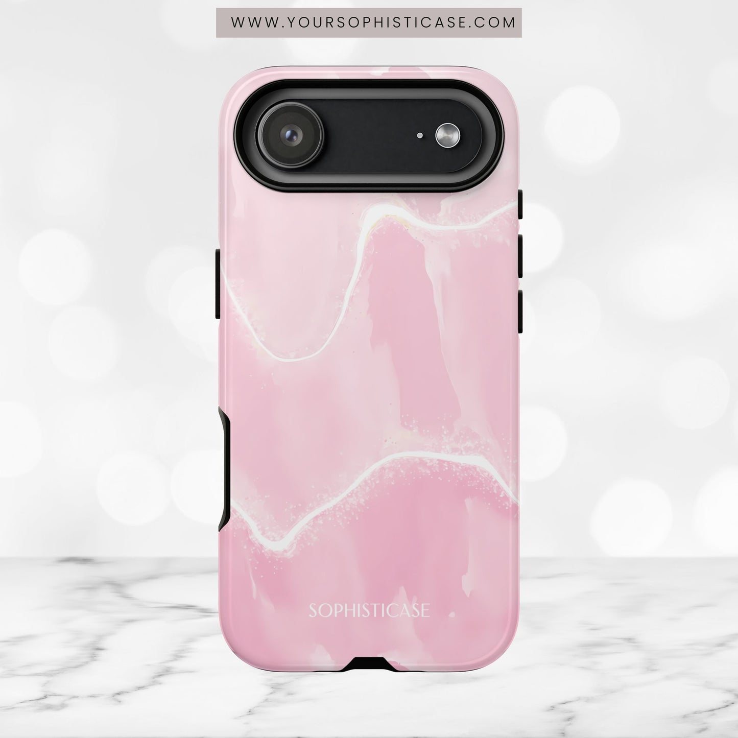 Serenity in Light Pink - iPhone Case