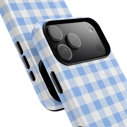 Gingham in Blue - Magsafe Case