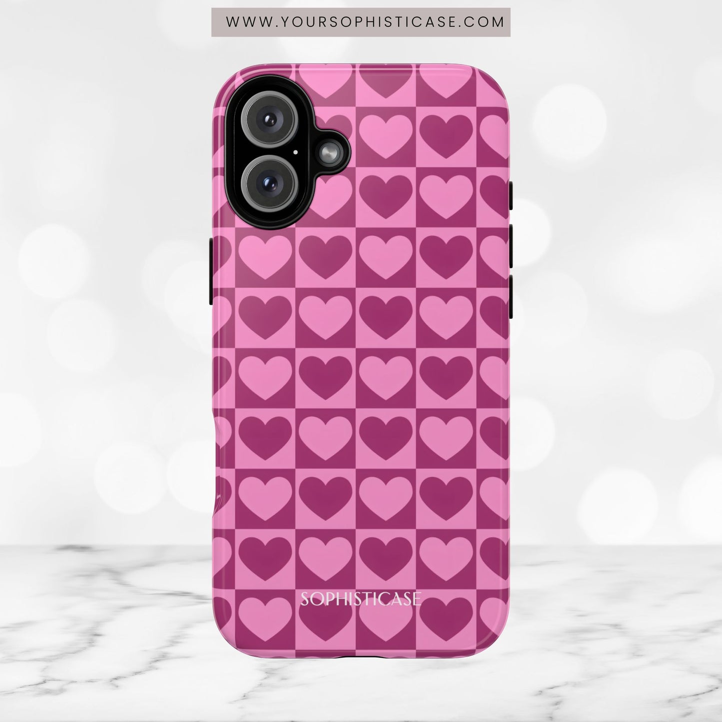 Tough Love in Purple - iPhone Case