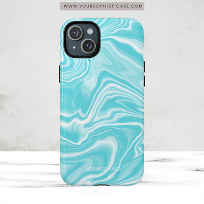 Liquid Dreams in Aqua - Magsafe Case