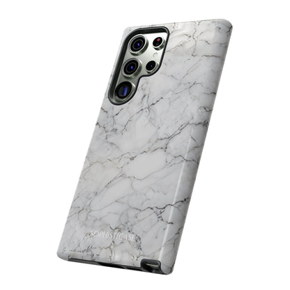 Marble Opulence in White - iPhone Case, Samsung Galaxy Case, Google Pixel Case