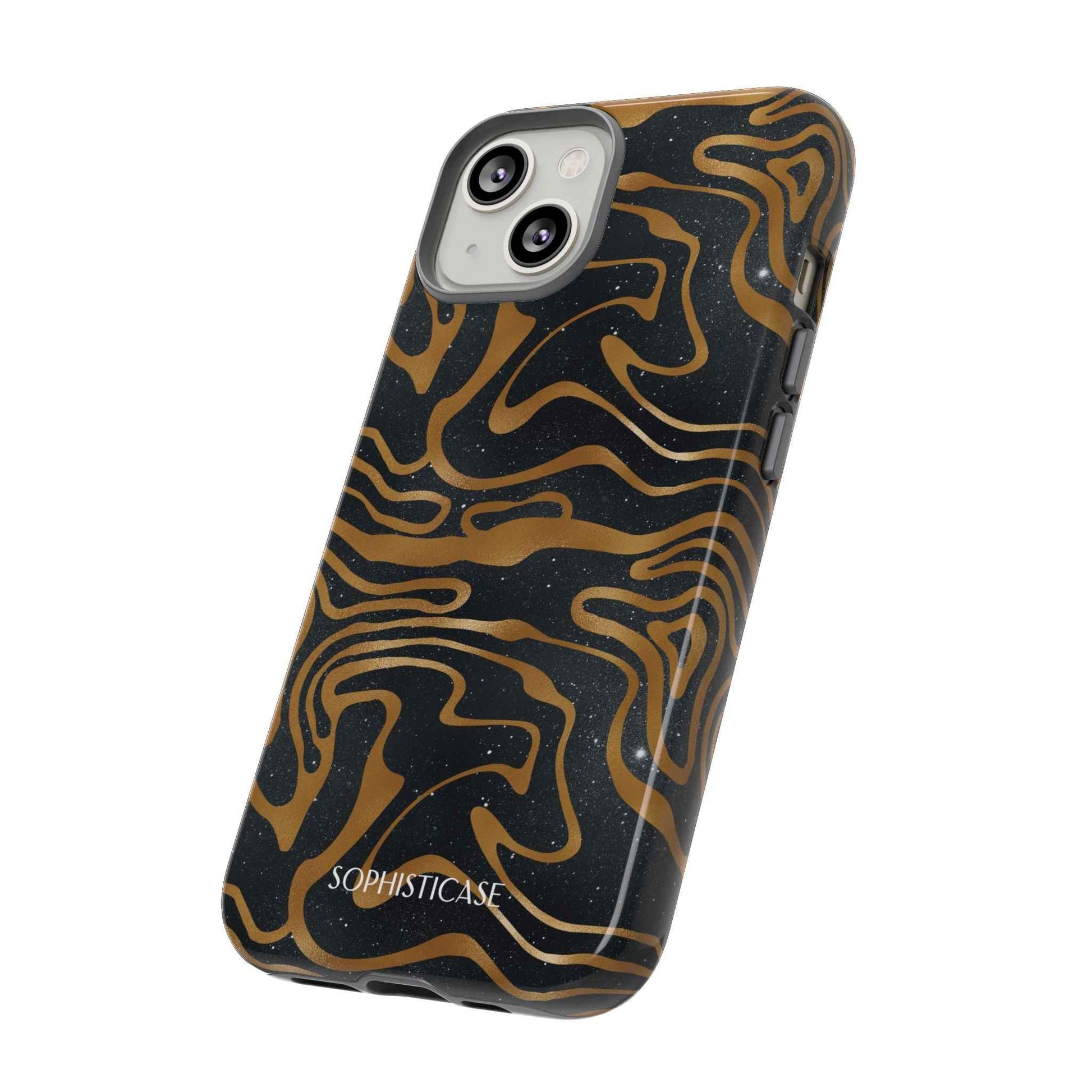 Cosmic Zebra in Black - iPhone Case, Samsung Galaxy Case, Google Pixel Case