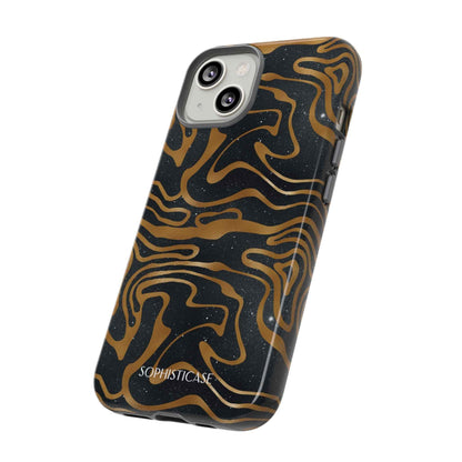 Cosmic Zebra in Black - iPhone Case, Samsung Galaxy Case, Google Pixel Case