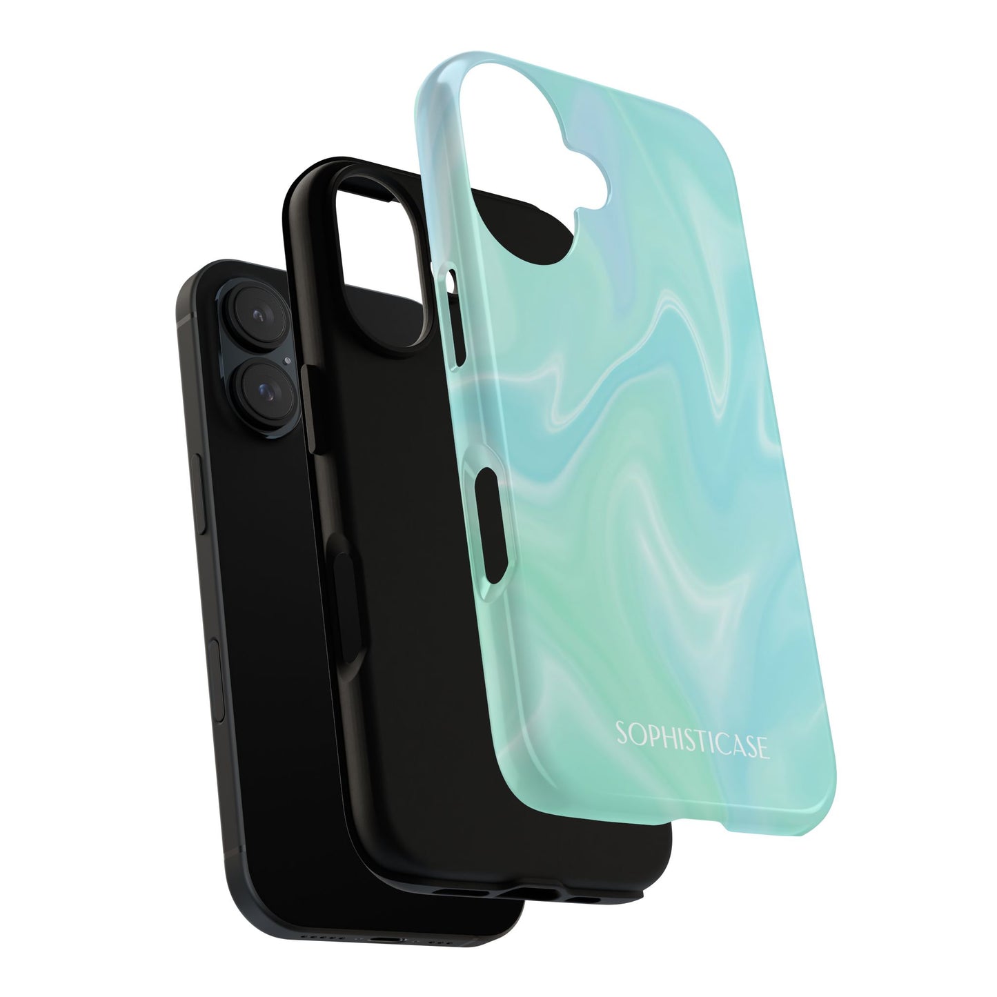 Liquid Magic in Green Haze - Drop Proof Phone Case for iPhone