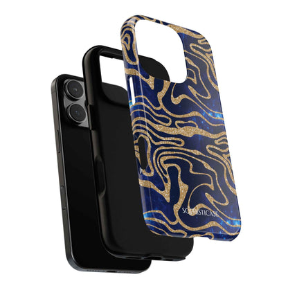 Cosmic Zebra in Blue - iPhone Case, Samsung Galaxy Case, Google Pixel Case