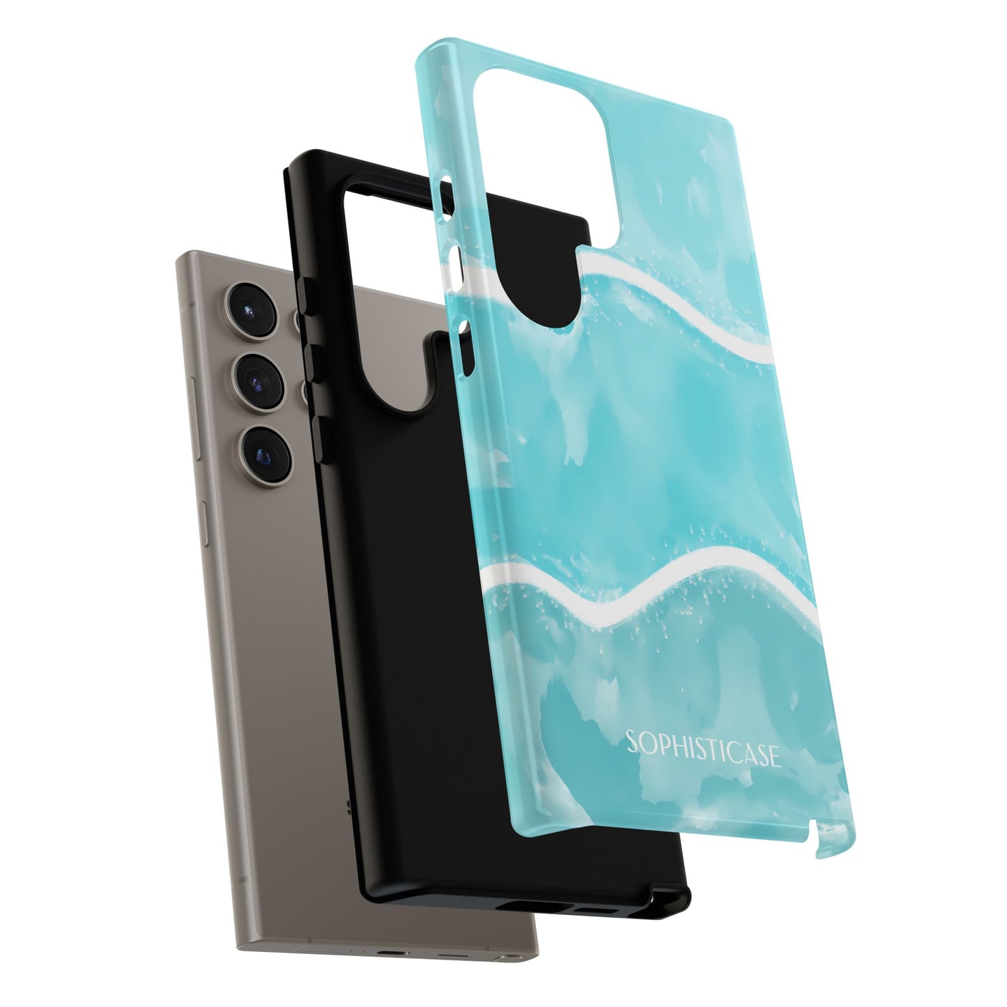 Serenity in Aqua - Drop Proof Phone Case for Samsung Galaxy