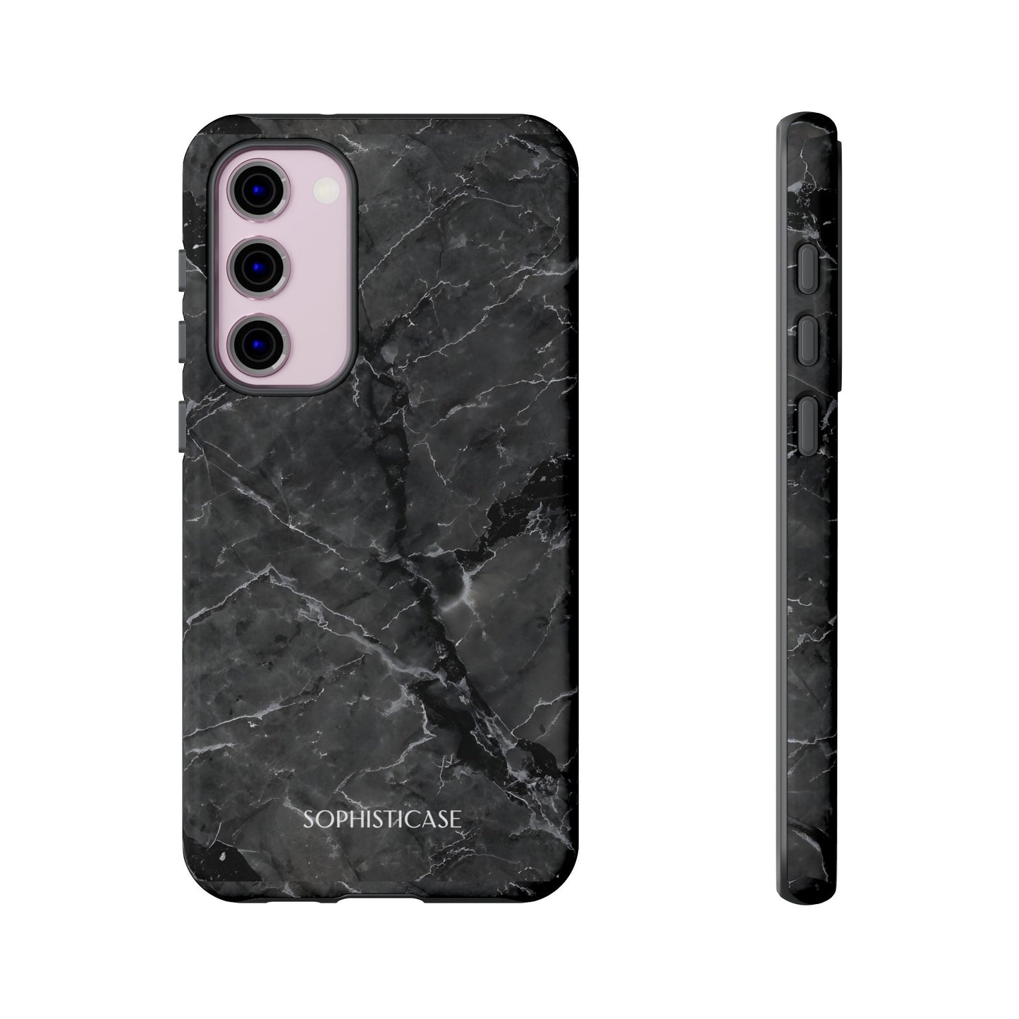 Marble Opulence in Black - iPhone Case, Samsung Galaxy Case, Google Pixel Case