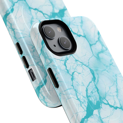 Marble Opulence in Aqua - Magsafe Case
