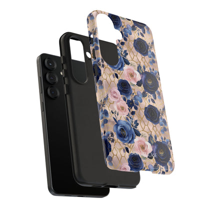 Royal Floral in Navy Blush - Tough Phone Case