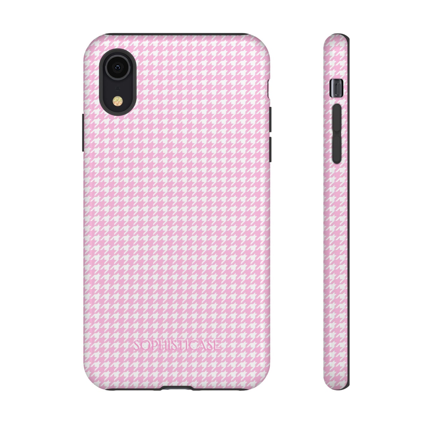 Tough Case - Houndstooth in Pink