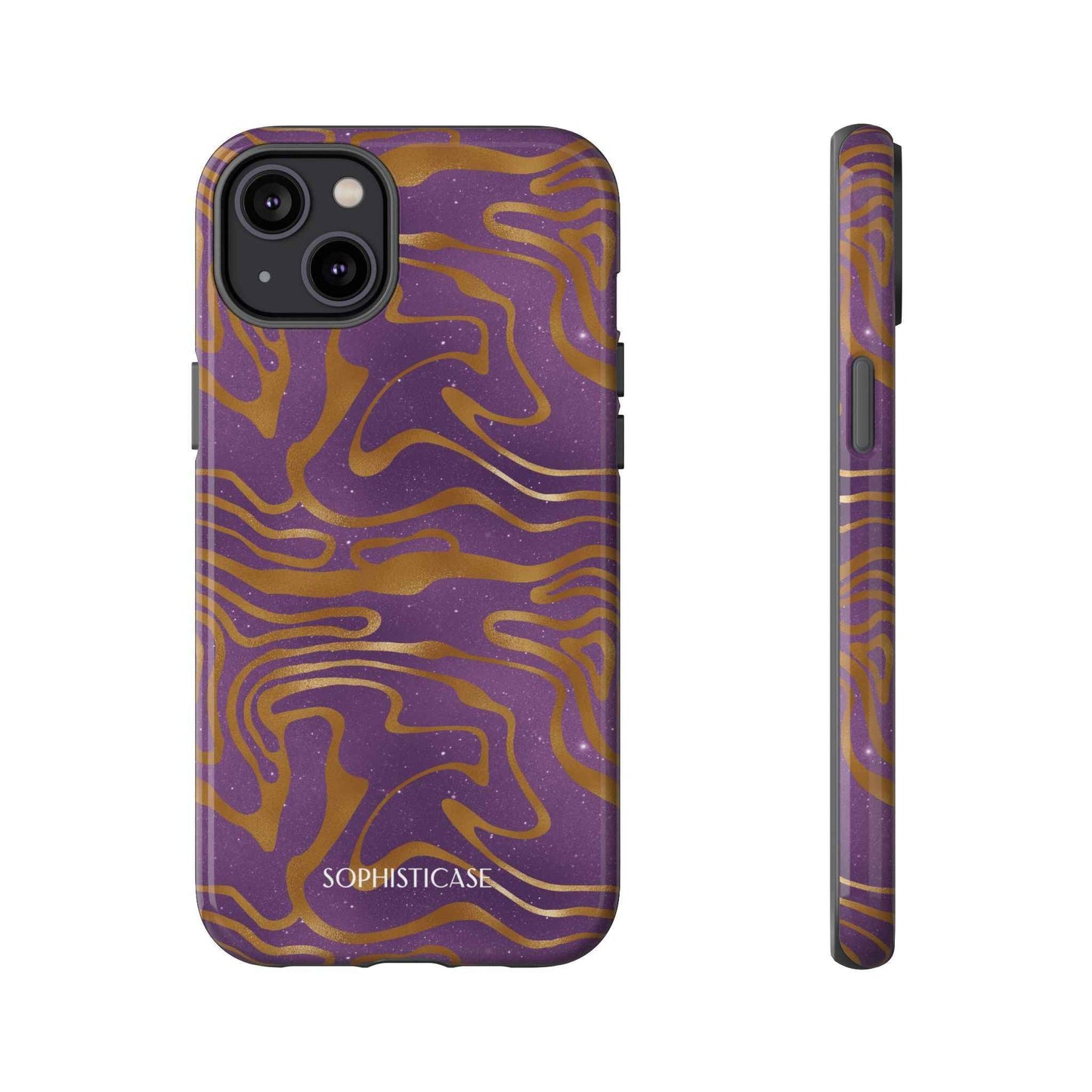 Cosmic Zebra in Purple - iPhone Case, Samsung Galaxy Case, Google Pixel Case