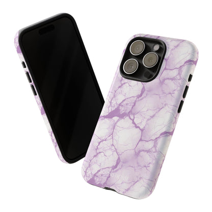 Marble Opulence in Purple - iPhone Case
