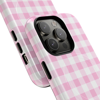 Gingham in Pink - Magsafe Case