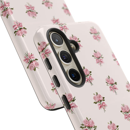 The Sweetest Thing in Coquette Rose Bouquet - iPhone Case, Samsung Galaxy Case, Google Pixel Case