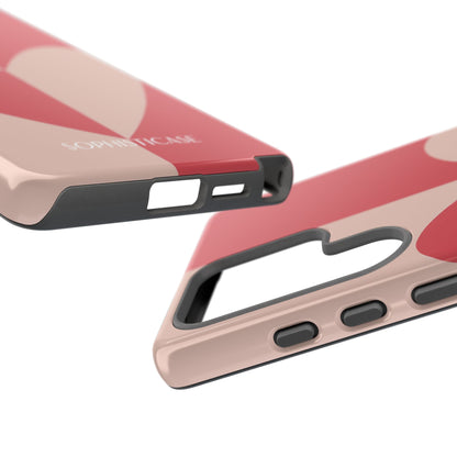 Be Mine in Red and Brown - iPhone Case, Samsung Galaxy Case, Google Pixel Case