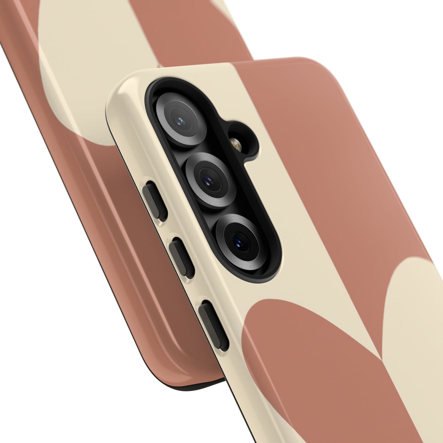 Be Mine in Brown and Cream - iPhone Case, Samsung Galaxy Case, Google Pixel Case