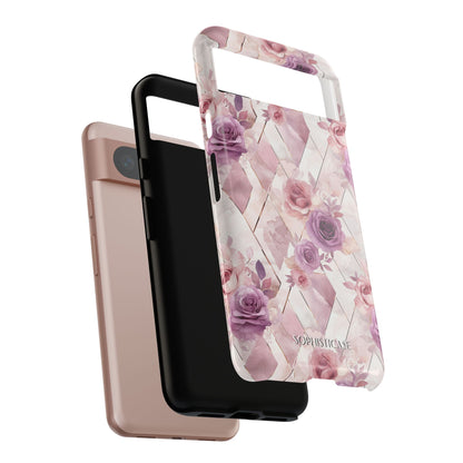 Royal Floral in Mauve Rose - Tough Phone Case